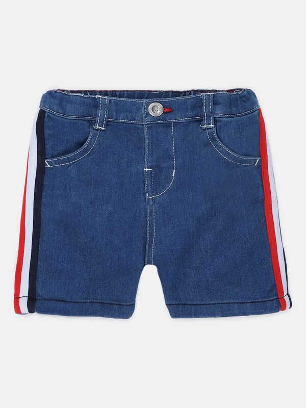 Mid Wash Denim Shorts image number 0